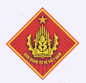 Trao giải và công bố mẫu biểu trưng dân quân tự vệ Việt Nam