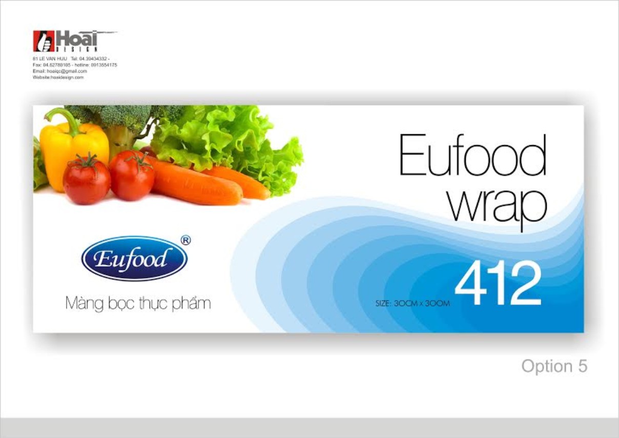 Thiết kế bao bì của Hoaidesign cho Công ty EU food
